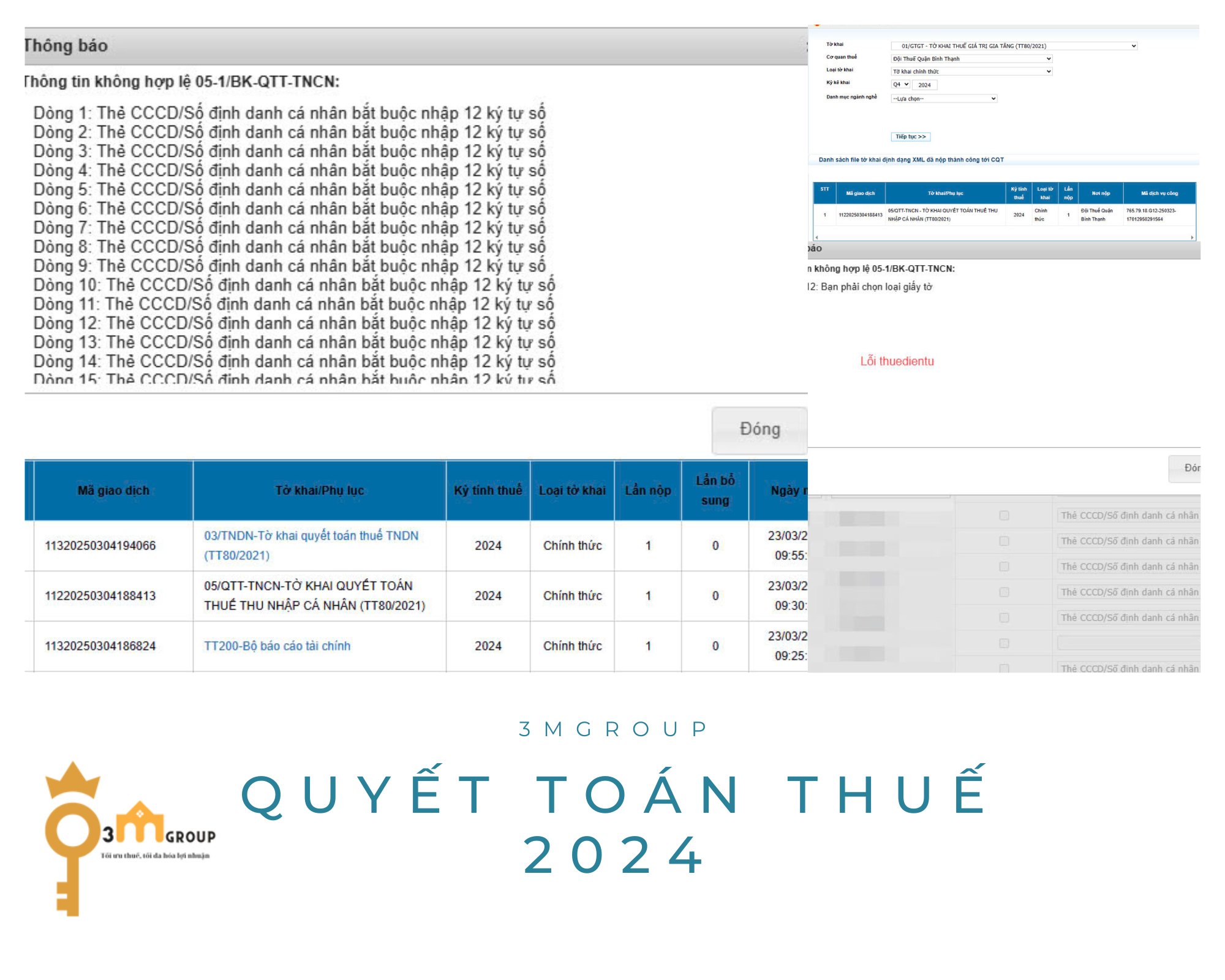 Mẹo nộp quyết toán thuế 2024